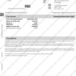 Halifax Bank Statement Template | Fake Bank Statements
