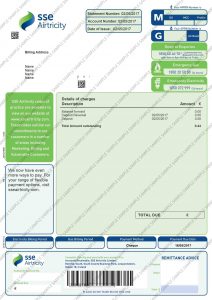 Shell bill template