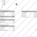 Think Money bank statement template