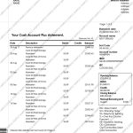 Clydesdale bank statement template