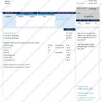 Bord Gais Utility Bill Template