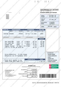 Flogas Utility Bills Template