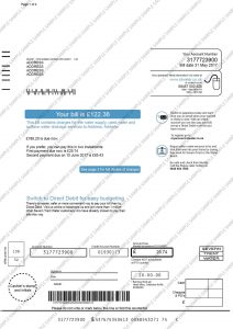 Severn Trent Water Bill Template